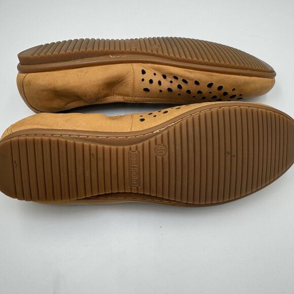 Josef Seibel Pippa Ballet Flat Womens Shoes Leather Die Cut Tan Brown 40 8.5 - Picture 5 of 5
